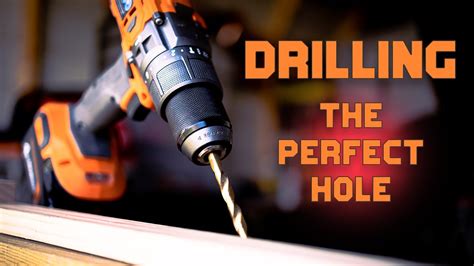 how to drill a straight hole